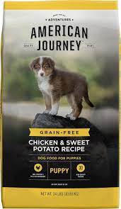 American Journey Puppy Chicken Sweet Potato Recipe Grain Free Dry Dog Food 24 Lb Bag Chewy Com Chicken Sweet Potato Best Dog Food Puppy Food