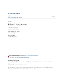 PDF) Editors's Introduction