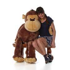 More images for life size monkey » 5ft Life Size Giant Stuffed Monkey Big Daddy From Giant Teddy Brand Giant Teddy