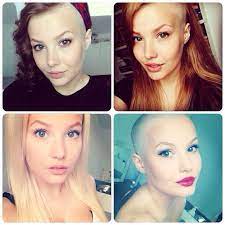 pin von zhang yudi auf bald girl glatze rasieren frisuren coole kurze haare