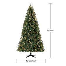 Holiday time christmas tree instructions. Holiday Time Pre Lit 7 5 Kennedy Fir Artificial Christmas Tree Clear Lights Walmart Com Walmart Com