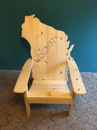 I thought the wider armrest would be handy for resting a drink. Pine Wisconsin Adirondack Chair Home Living Patio Furniture Delage Com Br