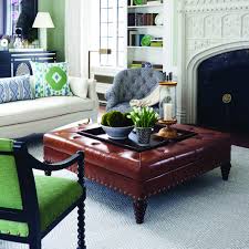 How To Transform Your Outdated Coffee Desk Into A Sophisticated Ottoman Dova Home Leather Ottoman Coffee Table Ottoman Decor Ottoman Coffee Table Tray