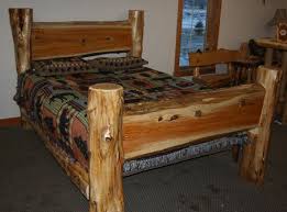 Unique Log Beds Cedar Log Slab Bed Twin Size This Is A Unique Rustic Log Bed We Designed It Several Years Cedar Headboard Rustic Bedroom Furniture Log Bed