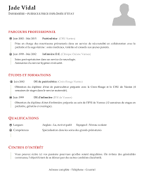 Exemple De Cv Infirmier