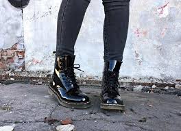 Dr Martens 1460 Patent Black Drmartensboots Patent Boots Outfit Patent Combat Boots Boots