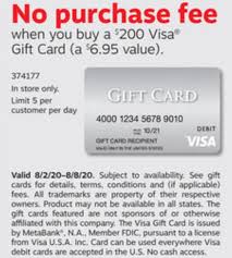 I get it — you'd rather have cash any day. Expired Staples Buy 200 Visa Gift Cards With No Activation Fee Limit 5 Per Day Aug 2 8 Gc Galore