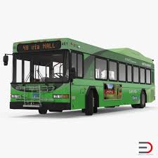 Gillig Low Floor Hybrid Bus Intercity Transit 3d Model Bus Graphic Design Photography