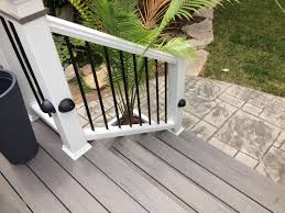 Sort by position product name price color set descending direction. Rails Are Trex Transcends With Black Aluminum Spindles With Silver Maple Decking Backyard Renovations Deck Patio Ideas Timbertech Decking