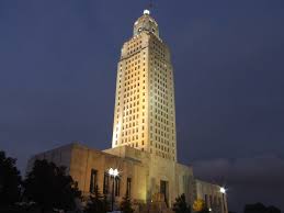 Louisiana, constituent state of the united states of america. Dataja Louisiana State Capitol At Night Jpg Wikipedija
