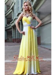 Yellow Ombre Bridesmaid Dress Another Color Would Be Great Yellow Evening Dresses Prom Party Dresses Empire Waist Evening Dress