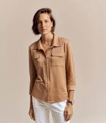 Une belle aventure familiale et une évolution de la marque en images. Jersey Cotton And Stretch Viscose Shirt Made In Europa Devernois