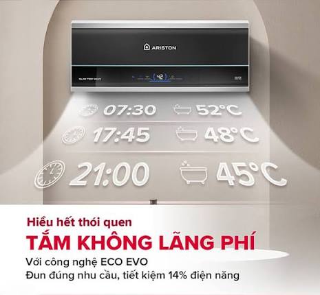 Bình nóng lạnh Ariston SLIM3 30 TOP WIFI VN