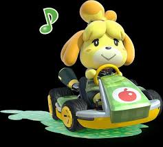 Isabelle Mario Kart 8 Deluxe Animal Crossing Characters Animal Crossing Girls Cartoon Art