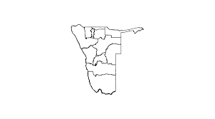Shapes, labels, textboxes are individual editable, colorable and printable. R For Biochemists Three Maps Of Namibia