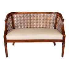 Caned Settee For Sale Vintage Living Room Furniture Home Decor Furniture Settee