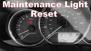 Start the engine and bring up the trip meter a reading. Toyota Oil Light Reset Camba