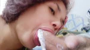 MY TASTY COW FACE, ENJOYING ME WITH A HARD DICK FILLING MY MOUTH WITH A  WONDERFUL CREAMPIE