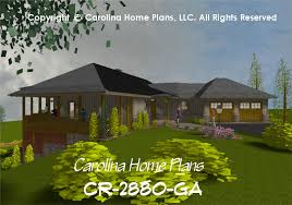 Many families desire a ranch home design because of its features. Large Contemporary Ranch Style House Plan Cr 2880 Sq Ft Luxury Home Plan Over 2880 Sq Ft