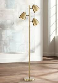 See more ideas about modern floor lamps, floor lamp, lamp. Mid Century Modern Floor Lamp 3 Light Tree Adjustable Aged Brass For Living Room For Sale Online Ebay