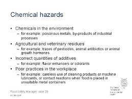 This includes agricultural workers who apply pesticides, and other people in the immediate area during and right after pesticides are spread. Food Safety Manager Training Program Name Of Trainer