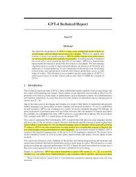 GPT-4 Technical Report