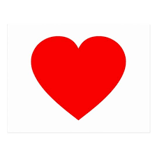 Carte Postale Coeur Rouge Simple Zazzle Fr Carte Postale Coeurs Rouges Carte
