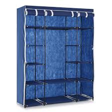 Download 2,000+ royalty free clothes cabinet vector images. Ikayaa Modern Portable Fabric Closet Storage Organizer Roll Up Clothing Wardrobe Cabinet Clothes Hanger Rack W 13 Storage Shelves 1 Rod Walmart Com Walmart Com