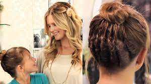 This updo hair style literally takes 2 minutes to complete and stays in place very nicely. Brailee S Ballerina Bun For Short Hair Youtube