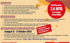 Sejak tanggal 13 oktober pendaftaran ini telah dibuka dan berakhir di akhir november 2020. Cara Daftar Bantuan Umkm Online 2020 Jawa Tengah Atasan Wanita Original Murah Terbaru