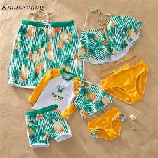 Refine tuxedos shirts baby husky zoot suit. Family Matching Swimsuits With Baby