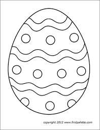 I suppose they can't wait for the easter bunny! Easter Eggs Free Printable Templates Coloring Pages Firstpalette Com