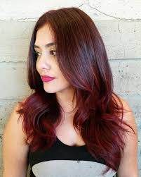 Dark brown to blonde ombre. 25 Thrilling Ideas For Red Ombre Hair