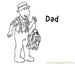 Daniel tiger's neighborhood is a canadian american animated series for children, about daniel the tiger, who learns how to relate to the experiences he goes through during the day in a positive way. Dad Coloring Coloring Page For Kids Free Arthur Printable Coloring Pages Online For Kids Coloringpages101 Com Coloring Pages For Kids