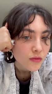 Salomé rose stein wearing our (P) Pressure and (Ec) Cinetic earring ...