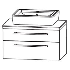 Badmöbel keramag renova nr.1 65 cm walnuss seidenglanz. Puris Kera Trends Waschtisch Mit Unterschrank Renova Nr 1 Plan Aufsatz Waschtisch 75 Cm Badmobel Markenshop