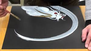 Japanese Dragon Painting At Nikko Japan 2 3 Japanese Dragon Acrylic Painting Techniques Muse Art