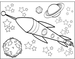 The sun, the planet along with the orbits, everything will make your imagination goes wild. Kids Simple Rocket Ship Coloring Page Novocom Top