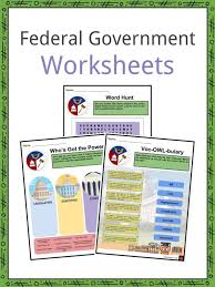 The voters of each state, and the district of columbia, vote for electors to be the authorized constitutional members in a presidential election. Federal Government Facts Worksheets Structure Information For Kids