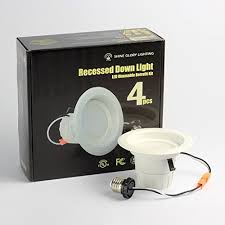 Shine Hai Sgl 4 Inch Dimmable Led Recessed Lighting Energy Star Ul Listed 9w 65w Replacement 3000k Warm White 720lm Led Downlight Led Ceiling Light 4 Pack Check Back Soon Blinq