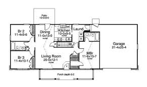 One level house plan architectural features: These Magnificent 12 Ranch Style Floor Plans With Basement Will Light Up Your Design House Plans