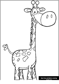 The set includes facts about parachutes, the statue of liberty, and more. Happy Giraffe Coloring Page Free Print And Color Online