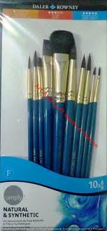 Daler rowney natural and synthetic hair brushes suitable for art students and artists. Daler Rowney Artist Brushes Tools Best Price In Pakistan Daraz Pk