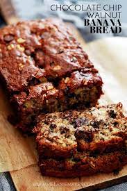 See more ideas about banana walnut cake, banana walnut, chiffon cake. Chocolate Chip Walnut Banana Bread Melanie Makes