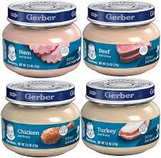 Amazon Com Gerber 2nd Foods 12 Total 2 5 Ounce Jars Of Each Flavor 3 Turkey Turkey Gravy 3 Ham And Ham Gravy 3 Chicken Chicken Gravy 3 Beef And Gravy Health Personal Care