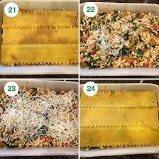 Indian Styles Lasagna Combines Vegetables Paneer And Spiced Tomato Sauce In A Super Flavorful Vegetarian Lasagna Vegetaria In 2020 Paneer Lasagna Vegetarian Lasagna