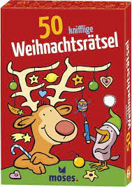 Kinderrätsel weihnachten ab 6 : Moses 21051 Nein 50 Knifflige Weihnachtsratsel Kinderbeschaftigung Ab 6 Jahren Fur Die Weihnachtszeit Kartenset Bunt Amazon De Spielzeug