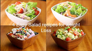 Maybe you would like to learn more about one of these? 4 Easy Salad Recipes For Weight Loss Healthy Salad Recipes Youtube