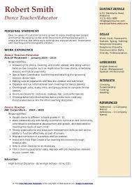 Scrutinize the resume profile samples below to generate ideas on how to write your own resume. Dance Teacher Resume Samples Qwikresume