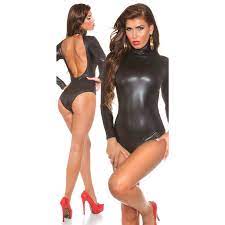 Made of 100% natural rubber; Sexy Latex Look Body Backless 29 95